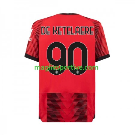 Completo Calcio AC Milan Charles De Ketelaere 90 Divisa Prima 2023-2024
